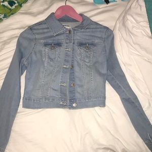light wash jean jacket